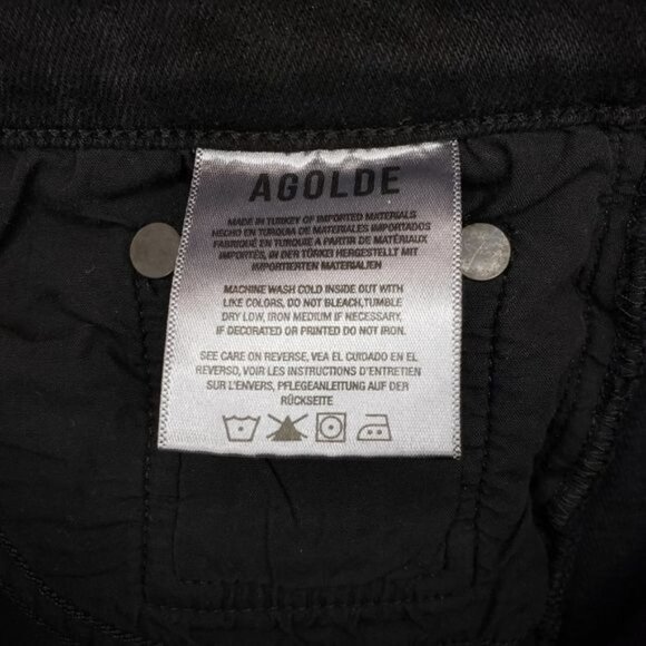 AGOLDE Sophie Mid Rise Ankle Skinny in Sane Size 30 - Picture 7 of 7